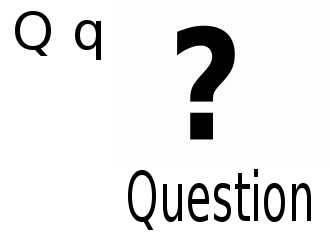 Q for Question Icon sets